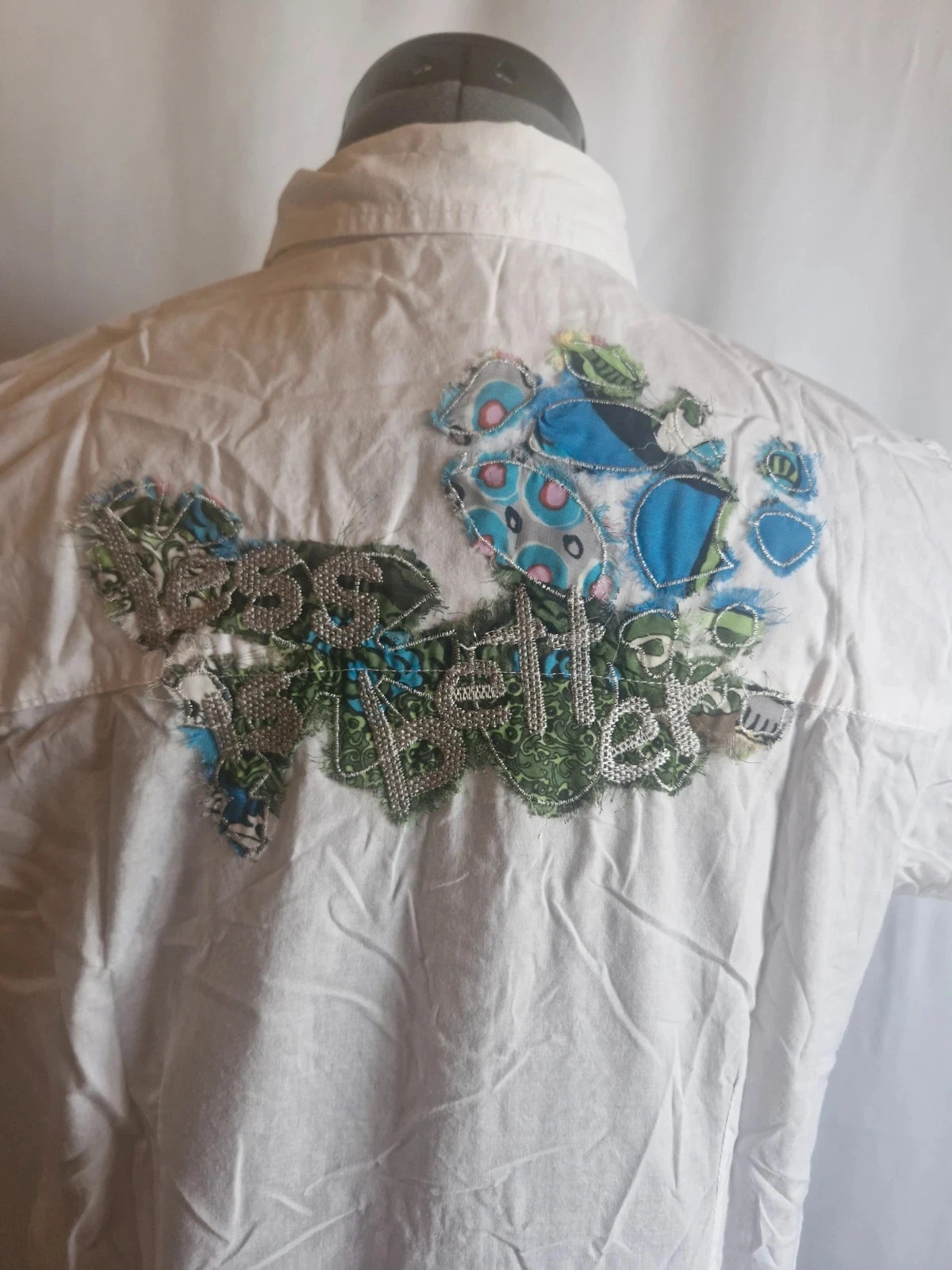 Desigual - Women's short-sleeve shirt - Size XL – photo 7